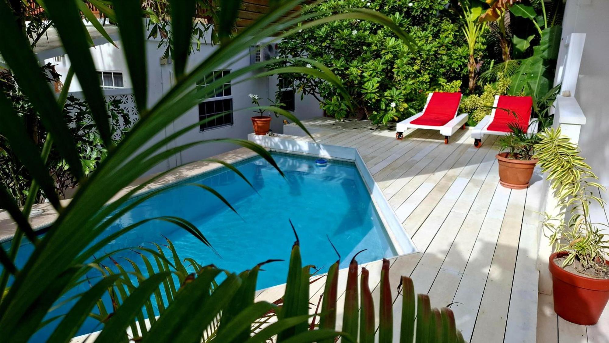 Amanda'S Place Casa Amancer - Sea View, Pool And Tropical Garden キー・カーカー エクステリア 写真