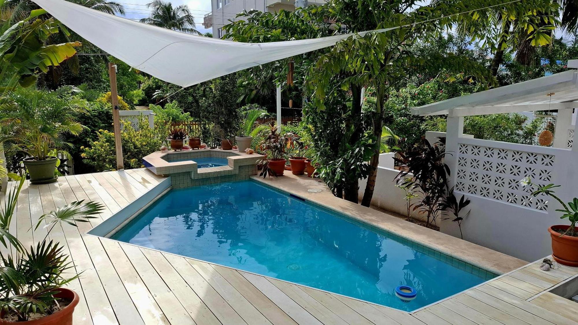 Amanda'S Place Casa Amancer - Sea View, Pool And Tropical Garden キー・カーカー エクステリア 写真