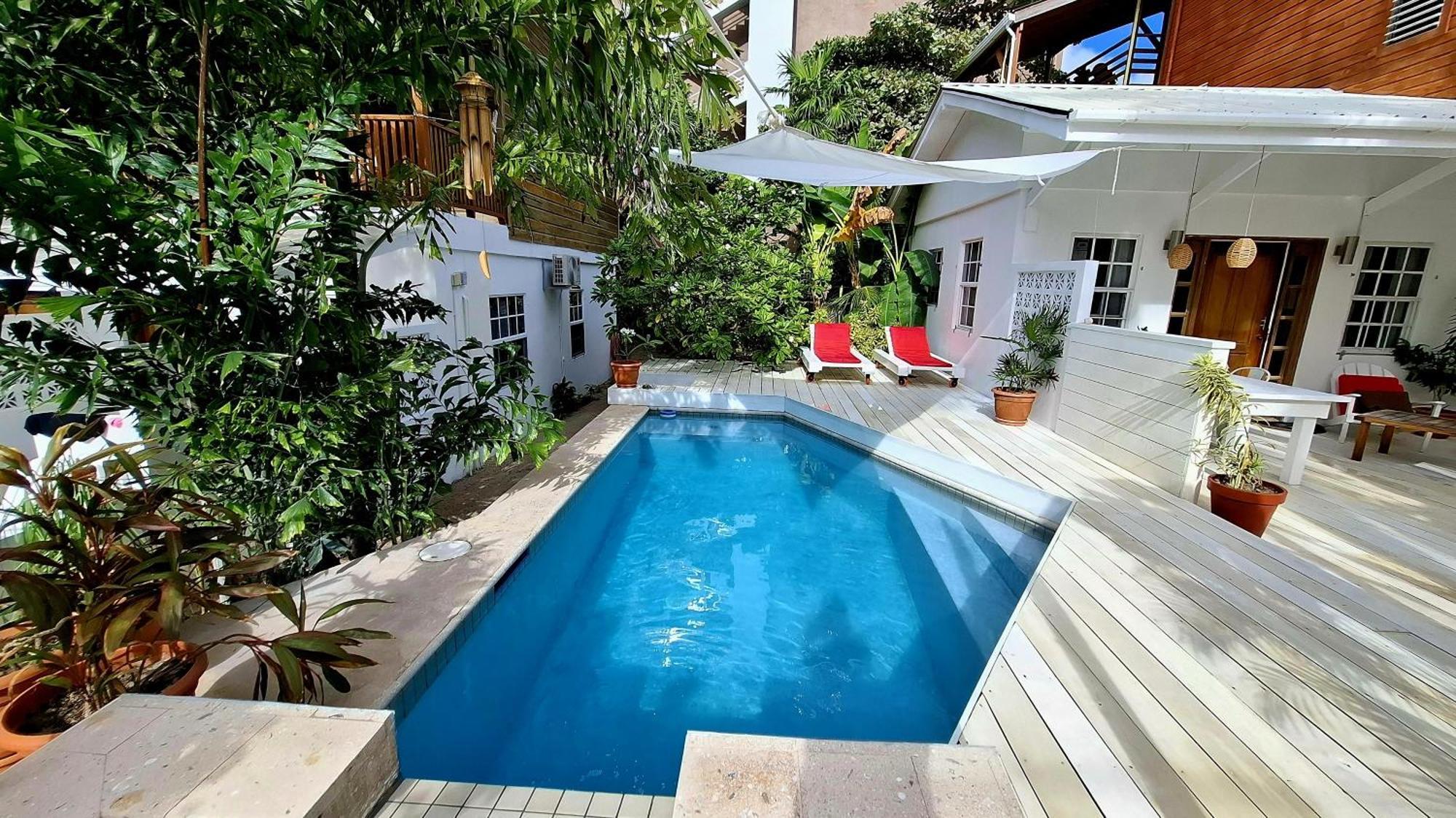 Amanda'S Place Casa Amancer - Sea View, Pool And Tropical Garden キー・カーカー エクステリア 写真
